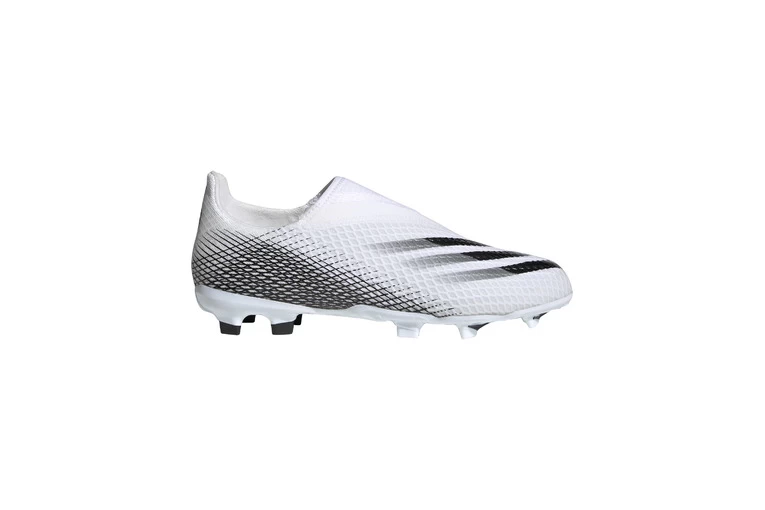 Adidas Voetbalschoen X Ghosted.3 Laceless FG Wit/zwart KIDS 2 Adidas Voetbalschoen X Ghosted.3 Laceless FG Wit/zwart KIDS - Afbeelding 2