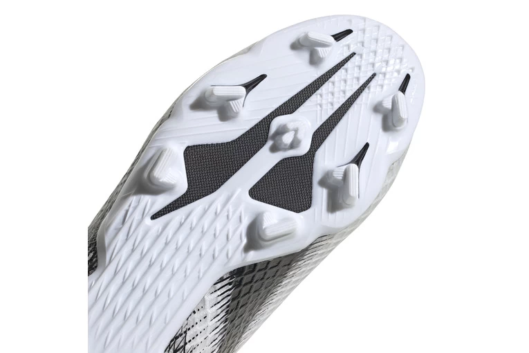 Adidas Voetbalschoen X Ghosted.3 Laceless FG Wit/zwart KIDS 4 Adidas Voetbalschoen X Ghosted.3 Laceless FG Wit/zwart KIDS - Afbeelding 4