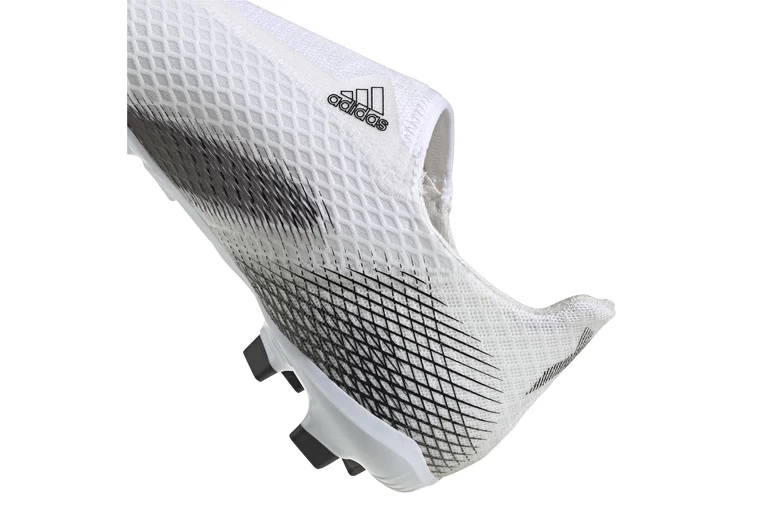 Adidas Voetbalschoen X Ghosted.3 Laceless FG Wit/zwart KIDS 1 Adidas Voetbalschoen X Ghosted.3 Laceless FG Wit/zwart KIDS