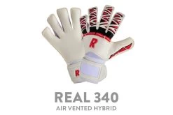 Real 340 Air Vented Hybrid Keepershandschoen Wit/rood