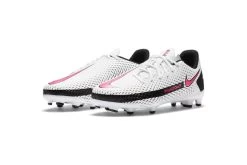 Nike Voetbalschoen Jr. Phantom GT Academy FG/MG Wit/roze KIDS -Winkel voor professionele voetbaluitrusting 36653569 3