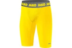 Jako Short Tight Compressiebroek Geel Heren
