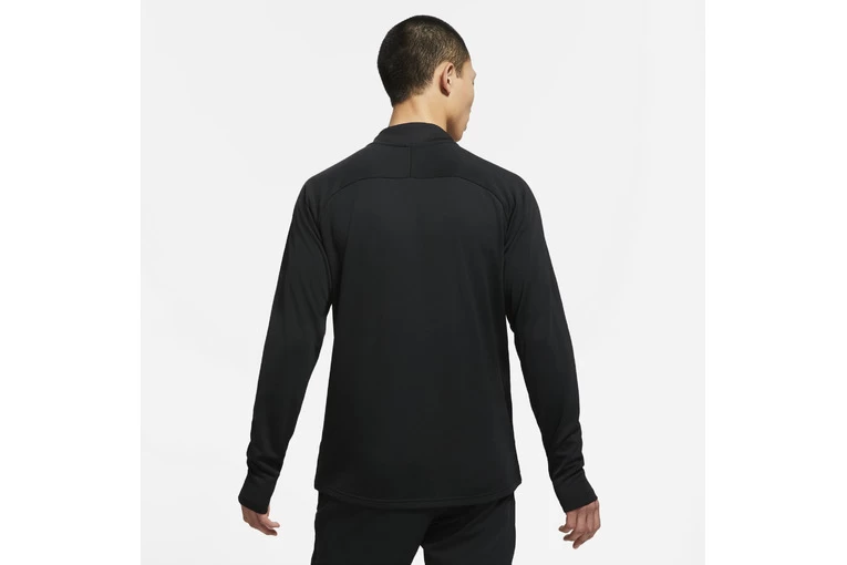Nike Dry Fit Academy Ziptop Zwart/wit Heren 2 Nike Dry Fit Academy Ziptop Zwart/wit Heren - Afbeelding 2