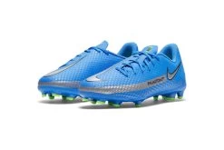 Nike Jr. Phantom GT Academy Voetbalschoen Blauw/zilver Kids -Winkel voor professionele voetbaluitrusting 37091876 3