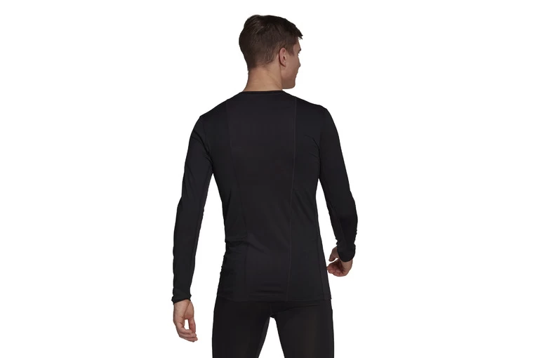 Adidas Techfit Compression LS Top Zwart Heren 3 Adidas Techfit Compression LS Top Zwart Heren - Afbeelding 3