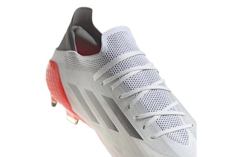 Adidas X Speedflow.1 FG Voetbalschoen Wit/iron Metallic/solar Red 4 Adidas X Speedflow.1 FG Voetbalschoen Wit/iron Metallic/solar Red - Afbeelding 4