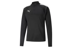 PUMA TeamLIGA Voetbaltop Met Kwartrits Zwart Heren
