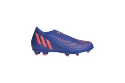 Adidas Predator Edge.3 Veterloze FG Voetbalschoen Hi-Res Blauw KIDS