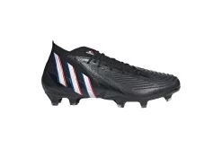 Adidas Predator Edge.1 FG Voetbalschoen Zwart/wit/blue Rush