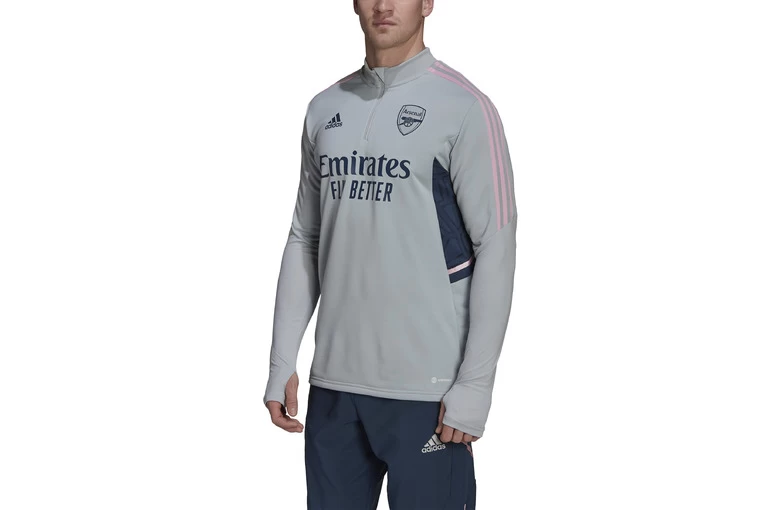 Adidas Arsenal Condivo 22 Training Longsleeve Clear Onix Heren 2 Adidas Arsenal Condivo 22 Training Longsleeve Clear Onix Heren - Afbeelding 2