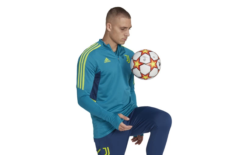 Adidas Juventus Condivo 22 Training Sweatshirt Active Teal Heren 4 Adidas Juventus Condivo 22 Training Sweatshirt Active Teal Heren - Afbeelding 4