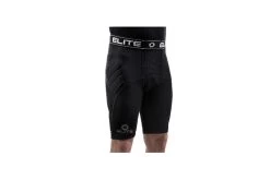 Elite Sports Higd-durability Basic Defensive Shield Compression Short Zwart Heren
