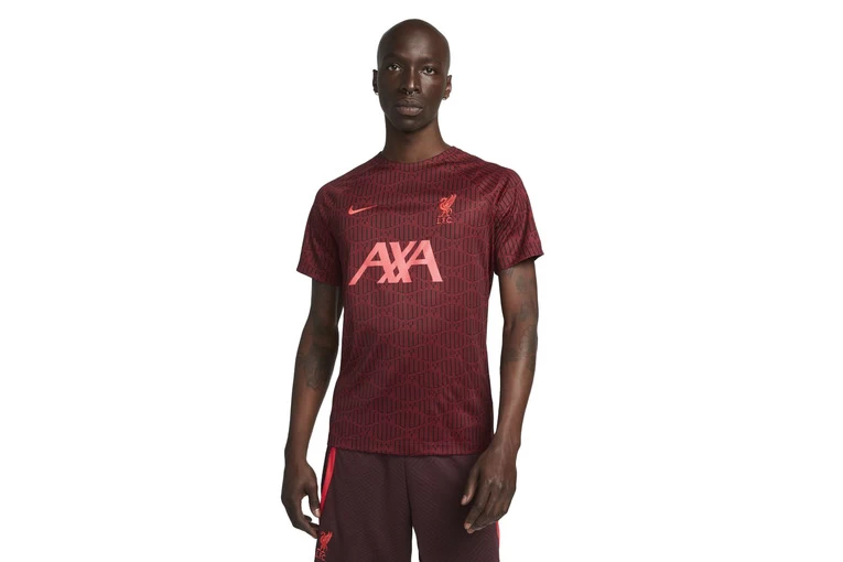 Nike Liverpool FC 22/23 Pre-Match Shirt Tough Red Heren 1 Nike Liverpool FC 22/23 Pre-Match Shirt Tough Red Heren