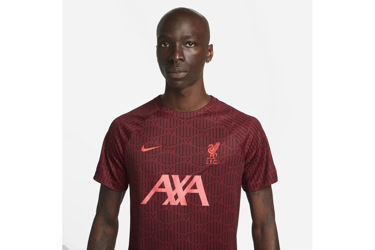 Nike Liverpool FC 22/23 Pre-Match Shirt Tough Red Heren 3 Nike Liverpool FC 22/23 Pre-Match Shirt Tough Red Heren - Afbeelding 3