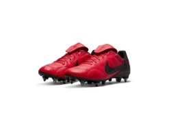 Nike Premier 3 SG-PRO Anti-clog Traction Voetbalschoen Rood/zwart -Winkel voor professionele voetbaluitrusting 37103231 4