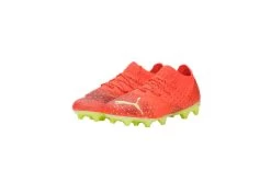 Puma FUTURE 2.4 FG/AG Voetbalschoenen Fiery Coral-Fizzy Light-Puma Black-Salmon KIDS -Winkel voor professionele voetbaluitrusting 37103806 3