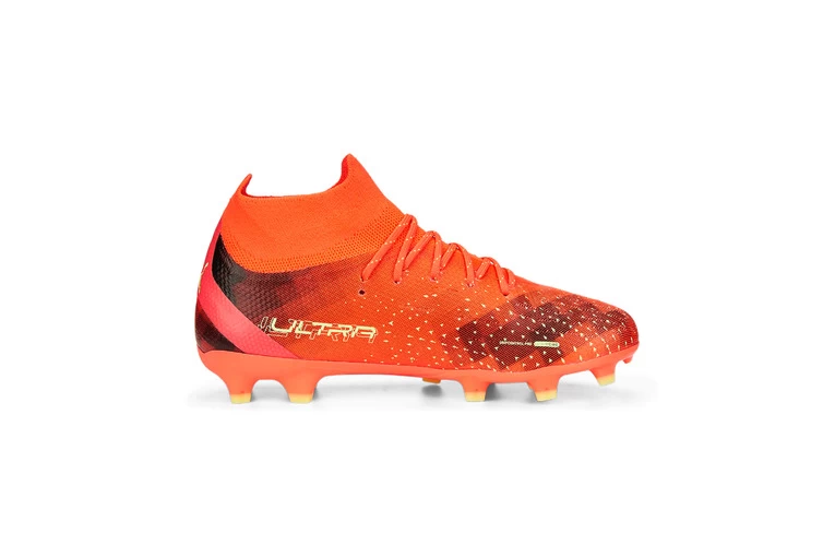 Puma ULTRA PRO FG/AG Voetbalschoenen Fiery Coral-Fizzy Light-Puma Black KIDS 1 Puma ULTRA PRO FG/AG Voetbalschoenen Fiery Coral-Fizzy Light-Puma Black KIDS