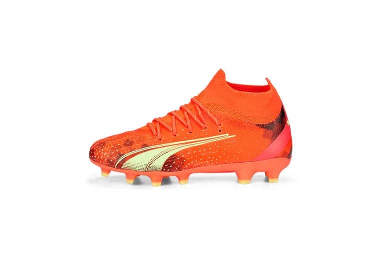 Puma ULTRA PRO FG/AG Voetbalschoenen Fiery Coral-Fizzy Light-Puma Black KIDS 2 Puma ULTRA PRO FG/AG Voetbalschoenen Fiery Coral-Fizzy Light-Puma Black KIDS - Afbeelding 2