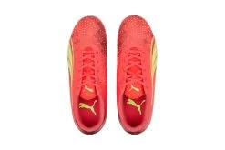 Puma ULTRA Play FG/AG Voetbalschoenen Fiery Coral-Fizzy Light-Puma Black KIDS -Winkel voor professionele voetbaluitrusting 37103816 4