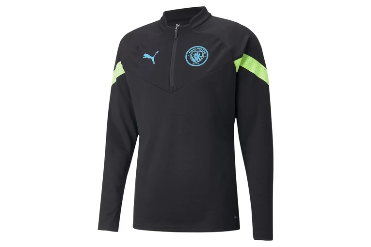 Puma Manchester City FC 22/23 1/4zip Trainingstop Zwart Heren 1 Puma Manchester City FC 22/23 1/4zip Trainingstop Zwart Heren
