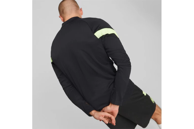 Puma Manchester City FC 22/23 1/4zip Trainingstop Zwart Heren 4 Puma Manchester City FC 22/23 1/4zip Trainingstop Zwart Heren - Afbeelding 4