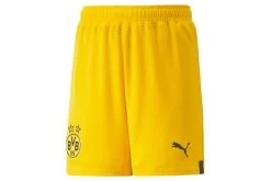 Puma Borussia Dortmund 22/23 Thuisshort Geel KIDS
