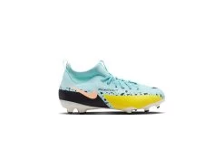Nike Jr. Phantom GT2 Dynamic Fit MG Voetbalschoenen Glacier Ice/Yellow Strike/Sunset Glow/Zwart KIDS