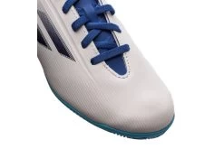 Adidas X Speedflow.4 IN Voetbalschoen Wit/blauw -Winkel voor professionele voetbaluitrusting 37104091 4