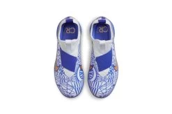 Nike Zoom Vapor 15 Academy CR7 IC Voetbalschoen Wit/blauw/goud KIDS -Winkel voor professionele voetbaluitrusting 37104157 4
