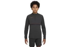 Nike Dri-FIT Academy Sweatshirt Dark Smoke Grey/Off Noir/Dark Russet KIDS