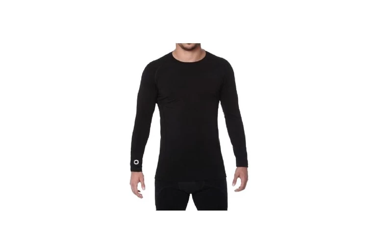 Elite Long Sleeve Compression Shirt Zwart Heren 1 Elite Long Sleeve Compression Shirt Zwart Heren