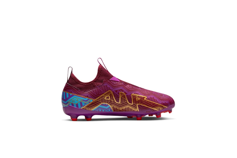 Nike Jr. Mercurial Zoom Vapor 15 Academy KM FG/MG Voetbalschoenen Dark Beetroot/mtlc Vivid Gold KIDS 1 Nike Jr. Mercurial Zoom Vapor 15 Academy KM FG/MG Voetbalschoenen Dark Beetroot/mtlc Vivid Gold KIDS