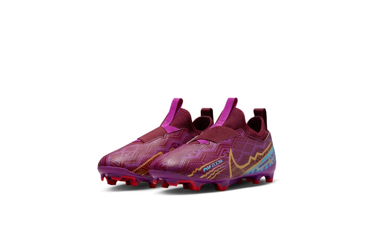 Nike Jr. Mercurial Zoom Vapor 15 Academy KM FG/MG Voetbalschoenen Dark Beetroot/mtlc Vivid Gold KIDS 3 Nike Jr. Mercurial Zoom Vapor 15 Academy KM FG/MG Voetbalschoenen Dark Beetroot/mtlc Vivid Gold KIDS - Afbeelding 3