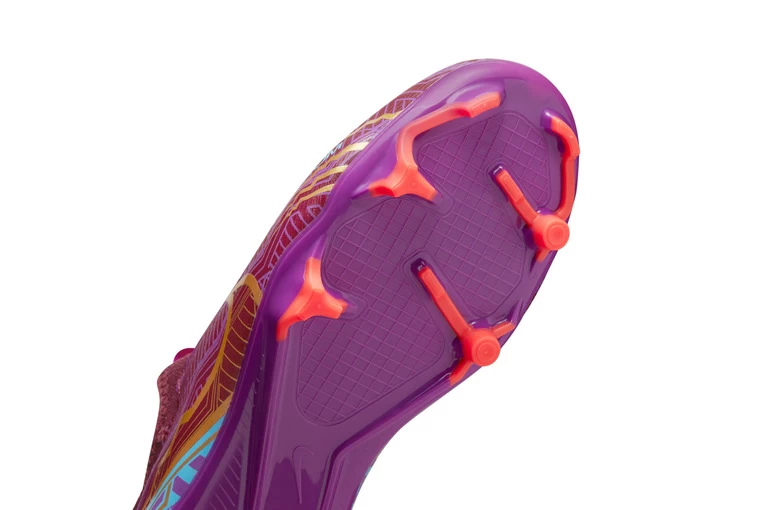 Nike Jr. Mercurial Zoom Vapor 15 Academy KM FG/MG Voetbalschoenen Dark Beetroot/mtlc Vivid Gold KIDS 4 Nike Jr. Mercurial Zoom Vapor 15 Academy KM FG/MG Voetbalschoenen Dark Beetroot/mtlc Vivid Gold KIDS - Afbeelding 4