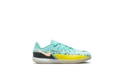 Nike Jr. Phantom GT2 Academy IC Voetbalschoenen Glacier Ice/Yellow Strike/Sunset Glow/Zwart KIDS