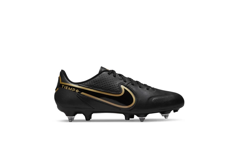 Nike Tiempo Legend 9 Academy SG-Pro AC Voetbalschoen Zwart/goud 1 Nike Tiempo Legend 9 Academy SG-Pro AC Voetbalschoen Zwart/goud