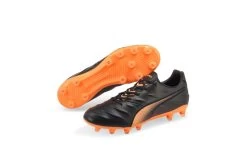 Puma King Pro 21 FG Voetbalschoen Zwart/neon Citrus