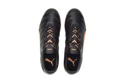 Puma King Pro 21 FG Voetbalschoen Zwart/neon Citrus -Winkel voor professionele voetbaluitrusting 37105047 4