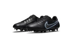 Nike Tiempo Legend 9 Elite FG Voetbalschoen Zwart/iron Grey -Winkel voor professionele voetbaluitrusting 37105050 3