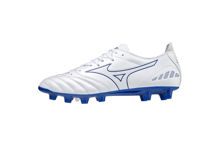 Mizuno Morelia Neo III PRO Gras Voetbalschoenen Wit/blauw Heren 1 Mizuno Morelia Neo III PRO Gras Voetbalschoenen Wit/blauw Heren