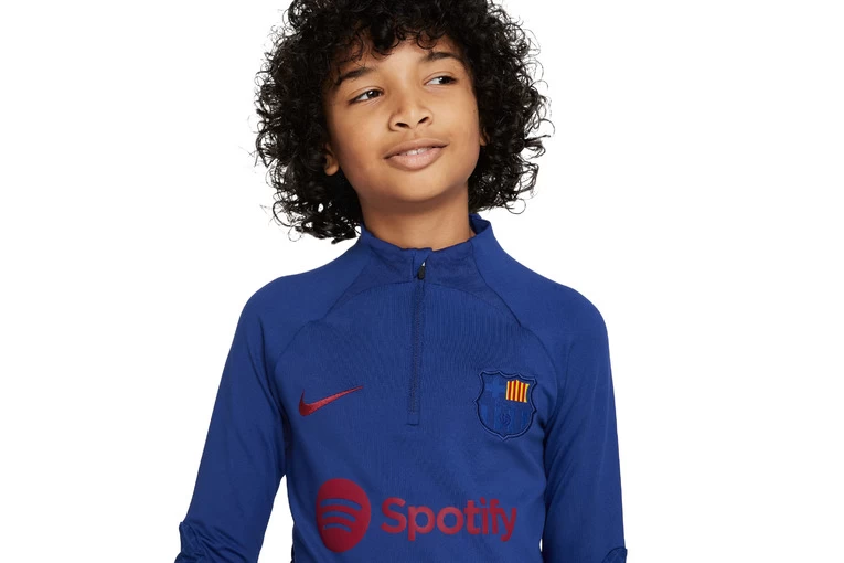 Nike FC Barcelona Strike Sweatshirt Deep Royal Blue/Noble Red KIDS 3 Nike FC Barcelona Strike Sweatshirt Deep Royal Blue/Noble Red KIDS - Afbeelding 3
