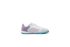 Nike Jr. Tiempo Legend 9 Academy IC Voetbalschoenen Wit/Baltic Blue/Pink Blast/Zwart KIDS