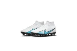 Nike Zoom Mercurial Superfly 9 Academy SG-Pro Anti-Clog Traction Voetbalschoenen Wit/Pink Blast/Baltic Blue Heren -Winkel voor professionele voetbaluitrusting 37107747 5