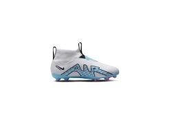 Nike Jr. Zoom Mercurial Superfly 9 Academy FG/MG Voetbalschoenen Wit/Pink Blast/Baltic Blue KIDS