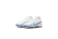 Nike Zoom Mercurial Superfly 9 Academy MG Voetbalschoenen Wit/Pink Blast/Baltic Blue Heren -Winkel voor professionele voetbaluitrusting 37107795 3