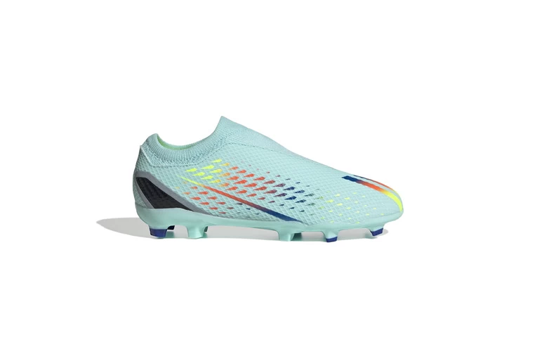 Adidas X Speedportal.3 Veterloze Firm Ground Voetbalschoenen Clear Aqua KIDS 1 Adidas X Speedportal.3 Veterloze Firm Ground Voetbalschoenen Clear Aqua KIDS