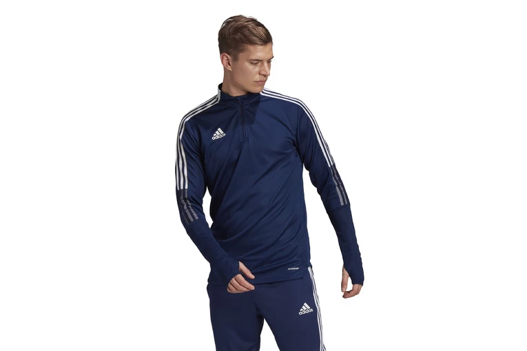 Adidas Tiro 21 Training Sweater Team Navy Blue Heren 2 Adidas Tiro 21 Training Sweater Team Navy Blue Heren - Afbeelding 2