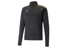 Puma TeamLIGA 1/4 Zip Top Zwart/ultra Orange Heren