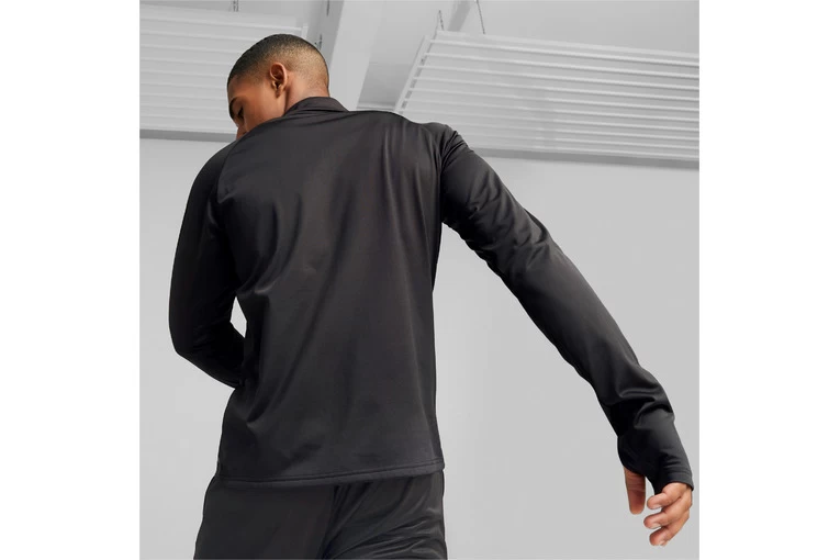 Puma TeamLIGA 1/4 Zip Top Zwart/ultra Orange Heren 3 Puma TeamLIGA 1/4 Zip Top Zwart/ultra Orange Heren - Afbeelding 3