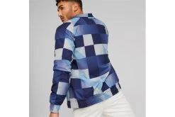 Puma Manchester City FC Prematch Jacket Navy/grijs Heren -Winkel voor professionele voetbaluitrusting 37110623 3